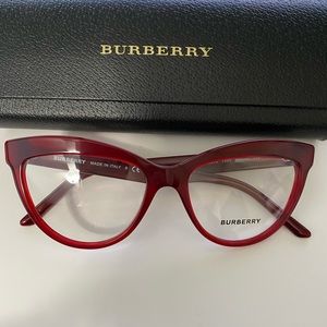 Burberry red frames !